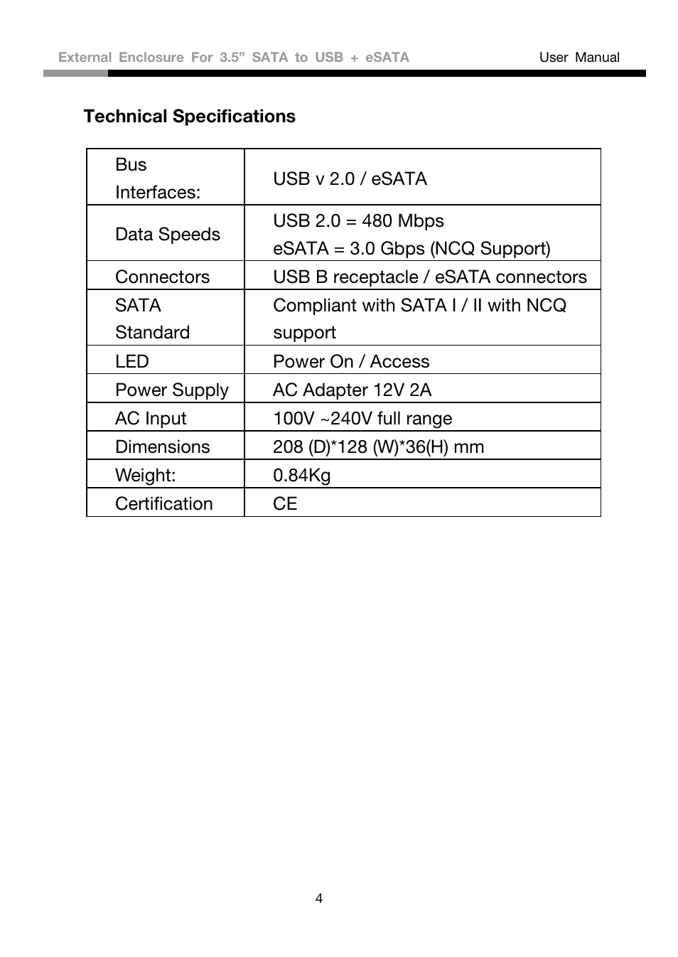 Rosewill RX81US-HT35B-BLK User Manual | Page 5 / 11