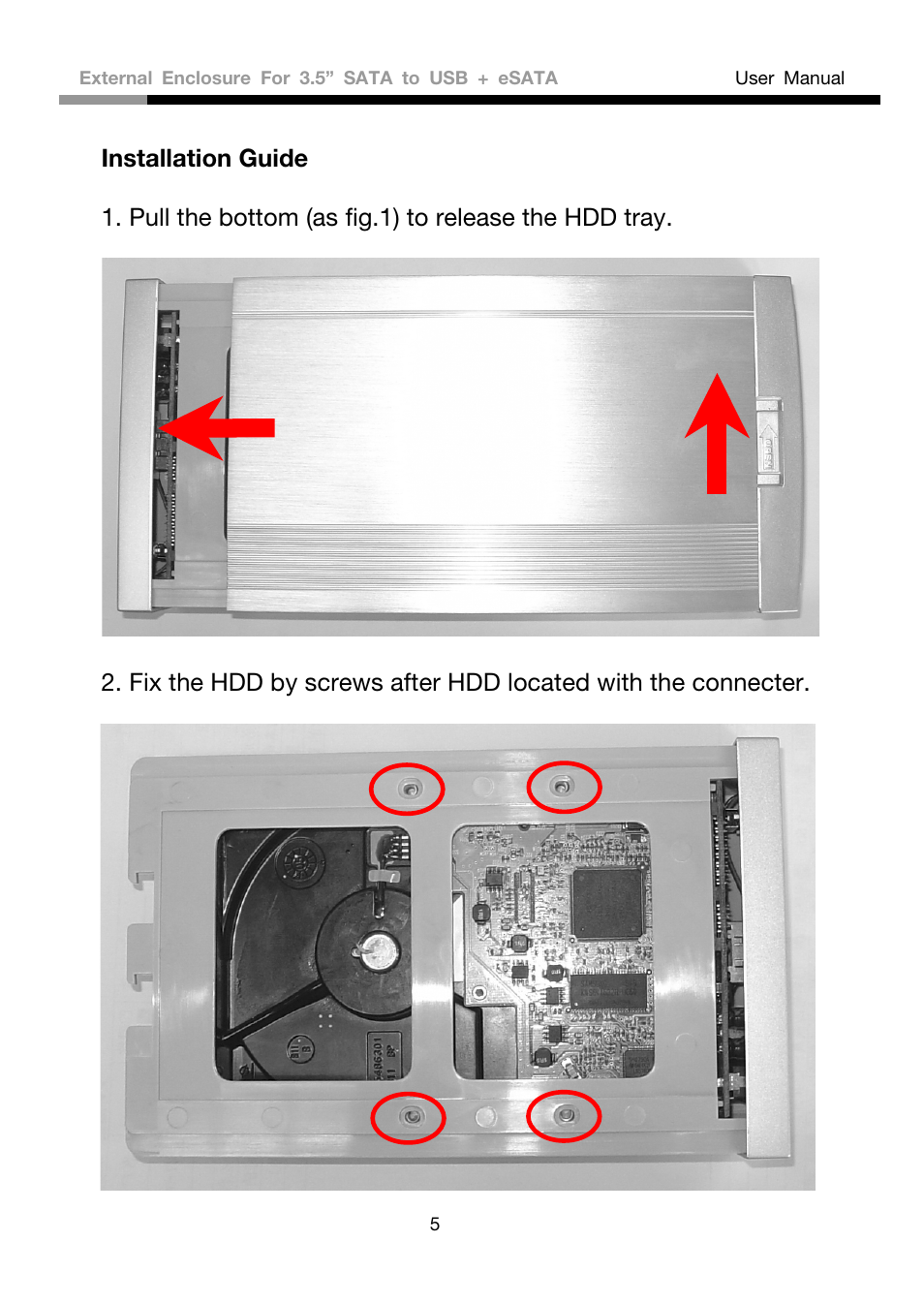 Installation guide | Rosewill RX81US-HT35B-BLK User Manual | Page 6 / 11