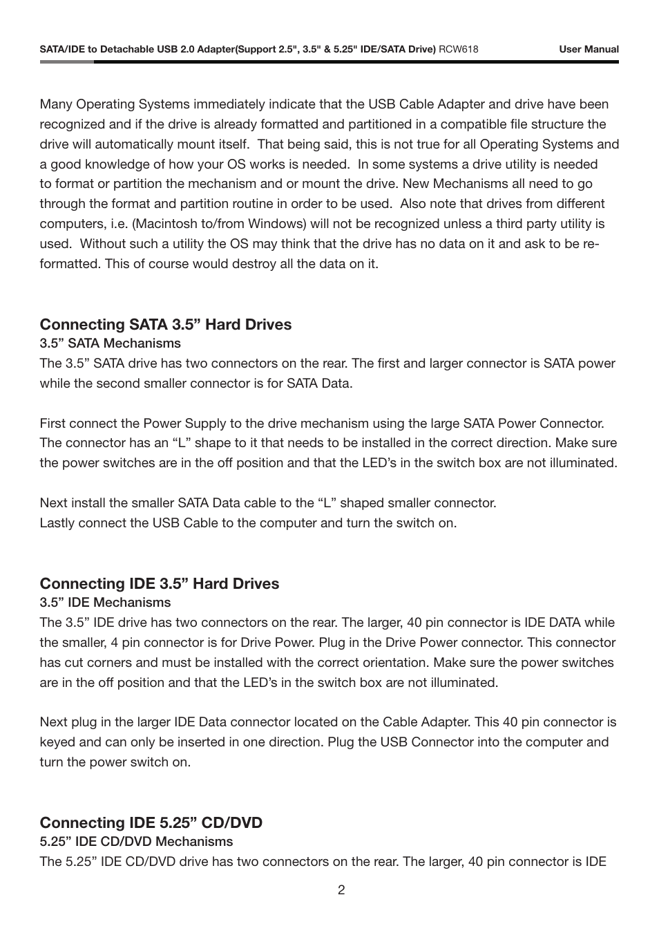 Rosewill RCW618 User Manual | Page 3 / 11