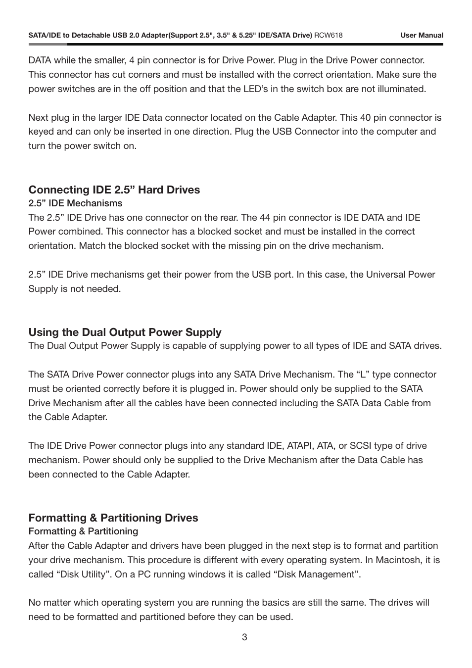Rosewill RCW618 User Manual | Page 4 / 11