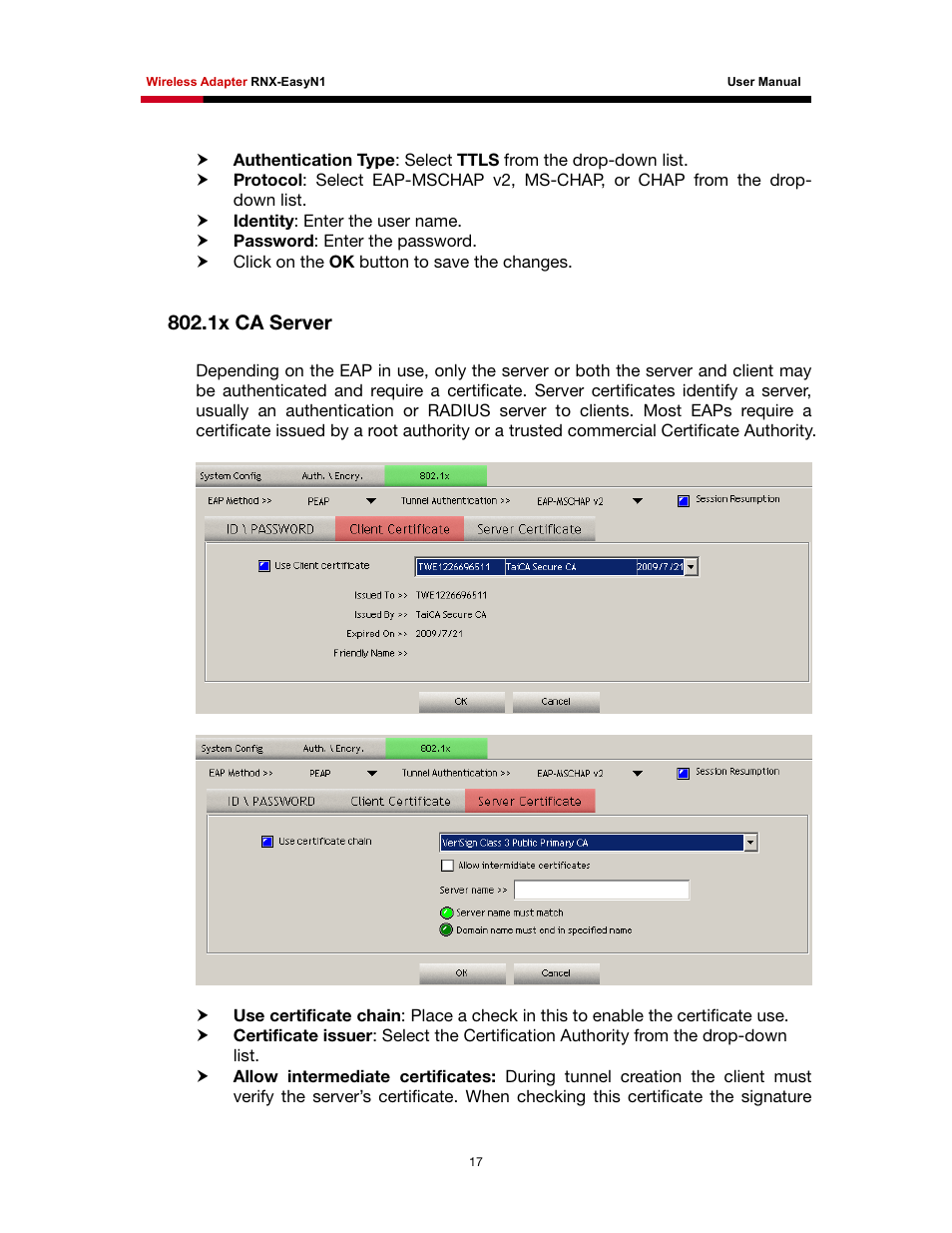1x ca server | Rosewill RNX-EasyN1 User Manual | Page 18 / 57