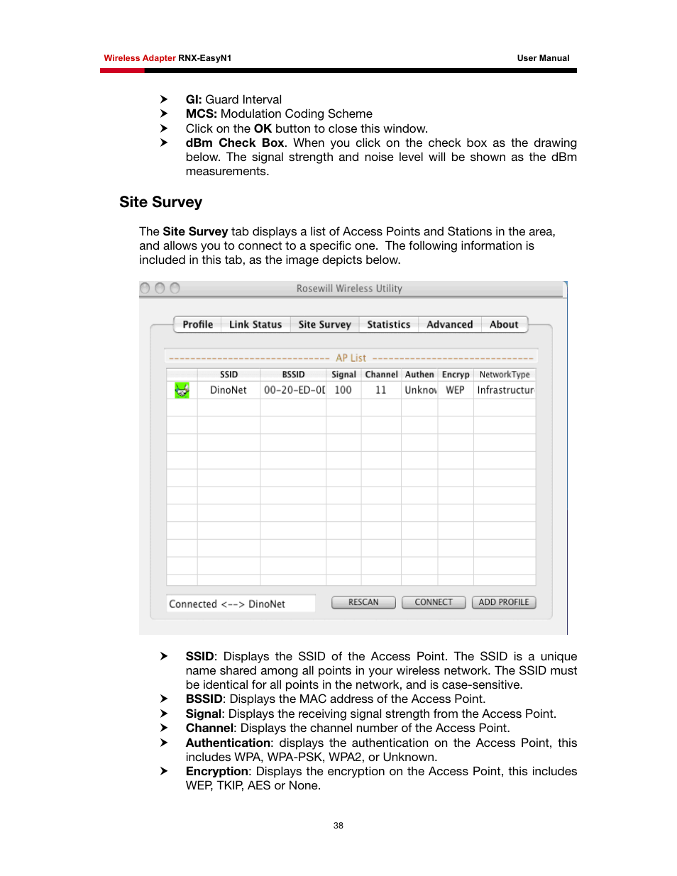 Urvey, Site survey | Rosewill RNX-EasyN1 User Manual | Page 39 / 57