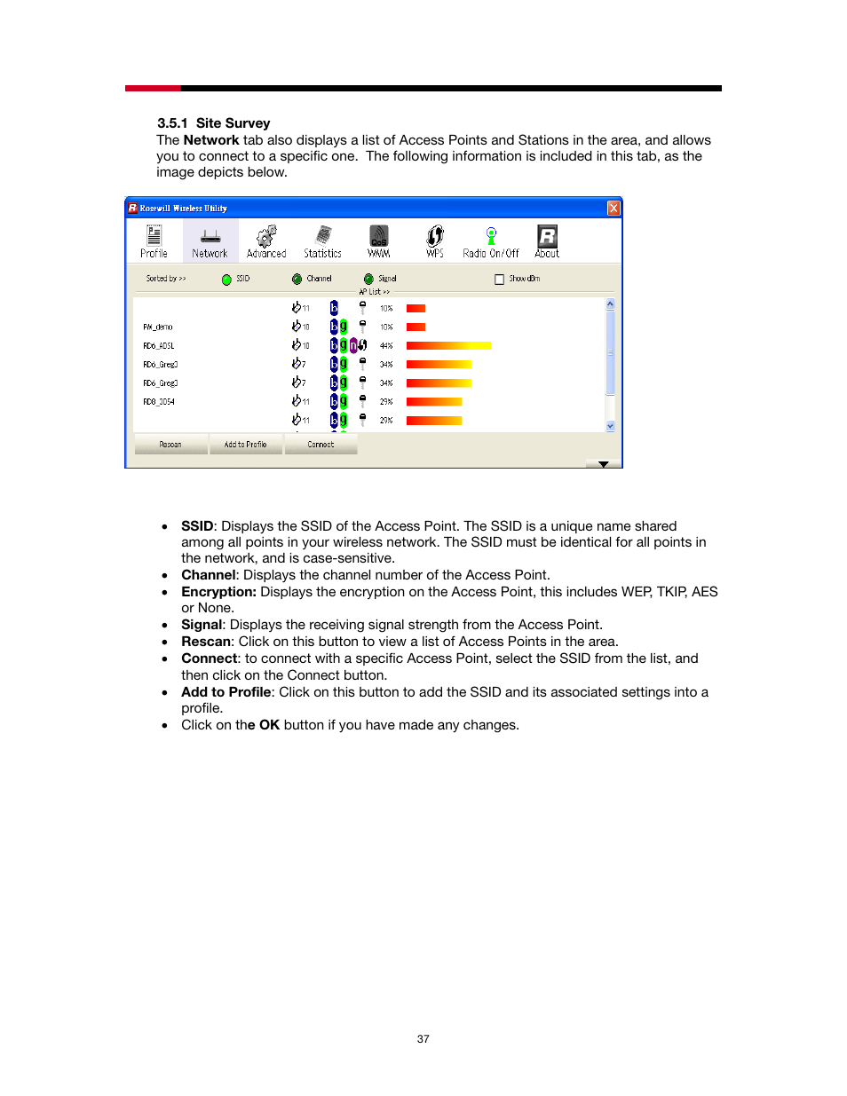 1 site survey | Rosewill RNX-N2X User Manual | Page 37 / 71