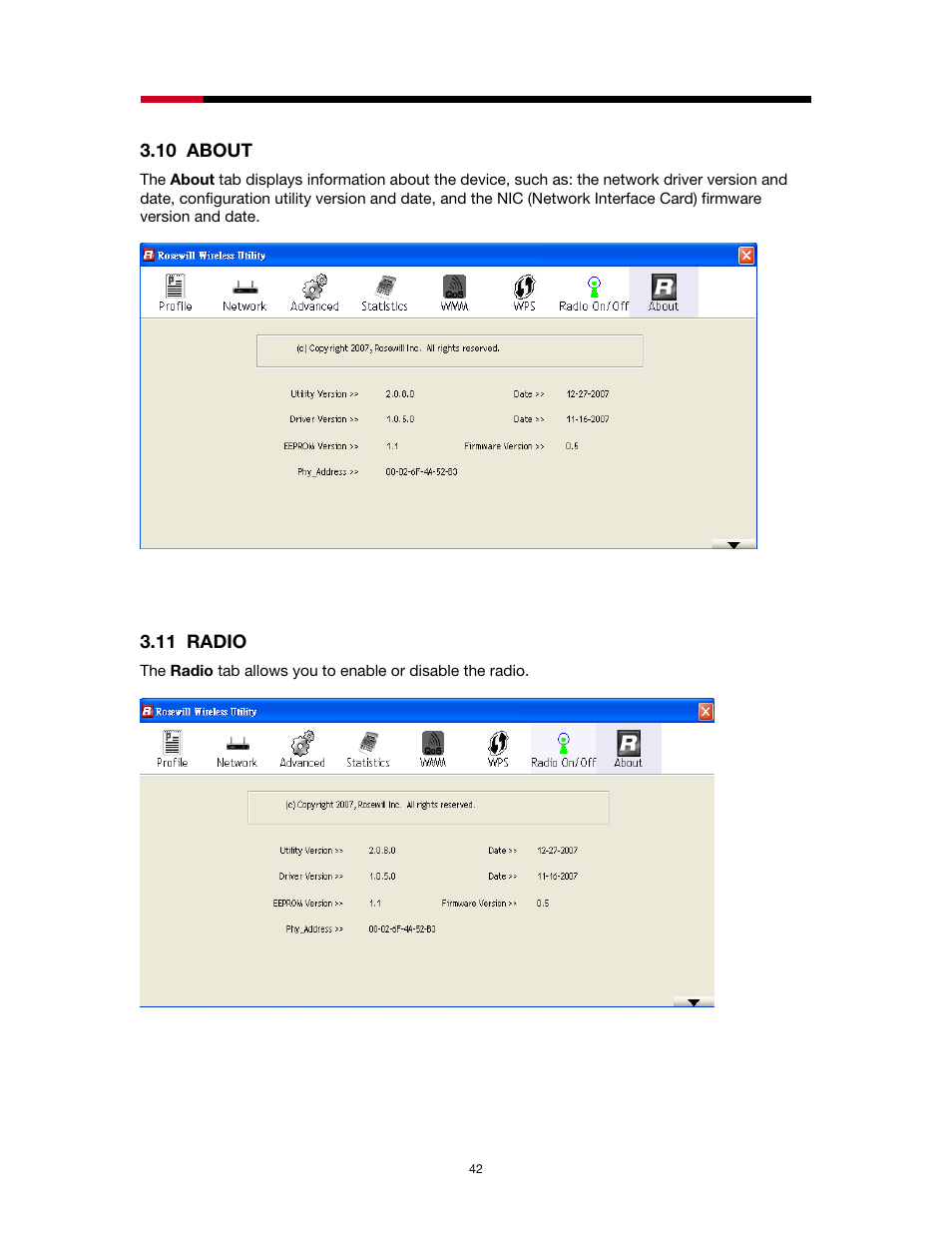 Bout, Adio | Rosewill RNX-N2X User Manual | Page 42 / 71