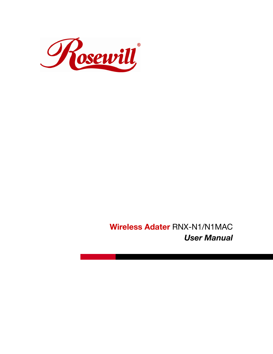 Rosewill RNX-N1/N1MAC User Manual | 71 pages