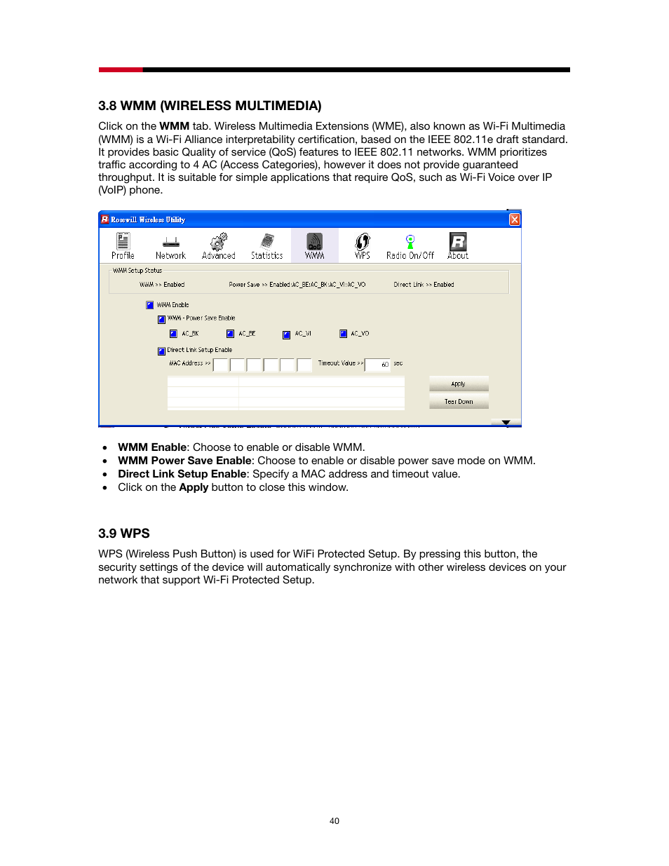 Ireless, Ultimedia | Rosewill RNX-N1/N1MAC User Manual | Page 40 / 71