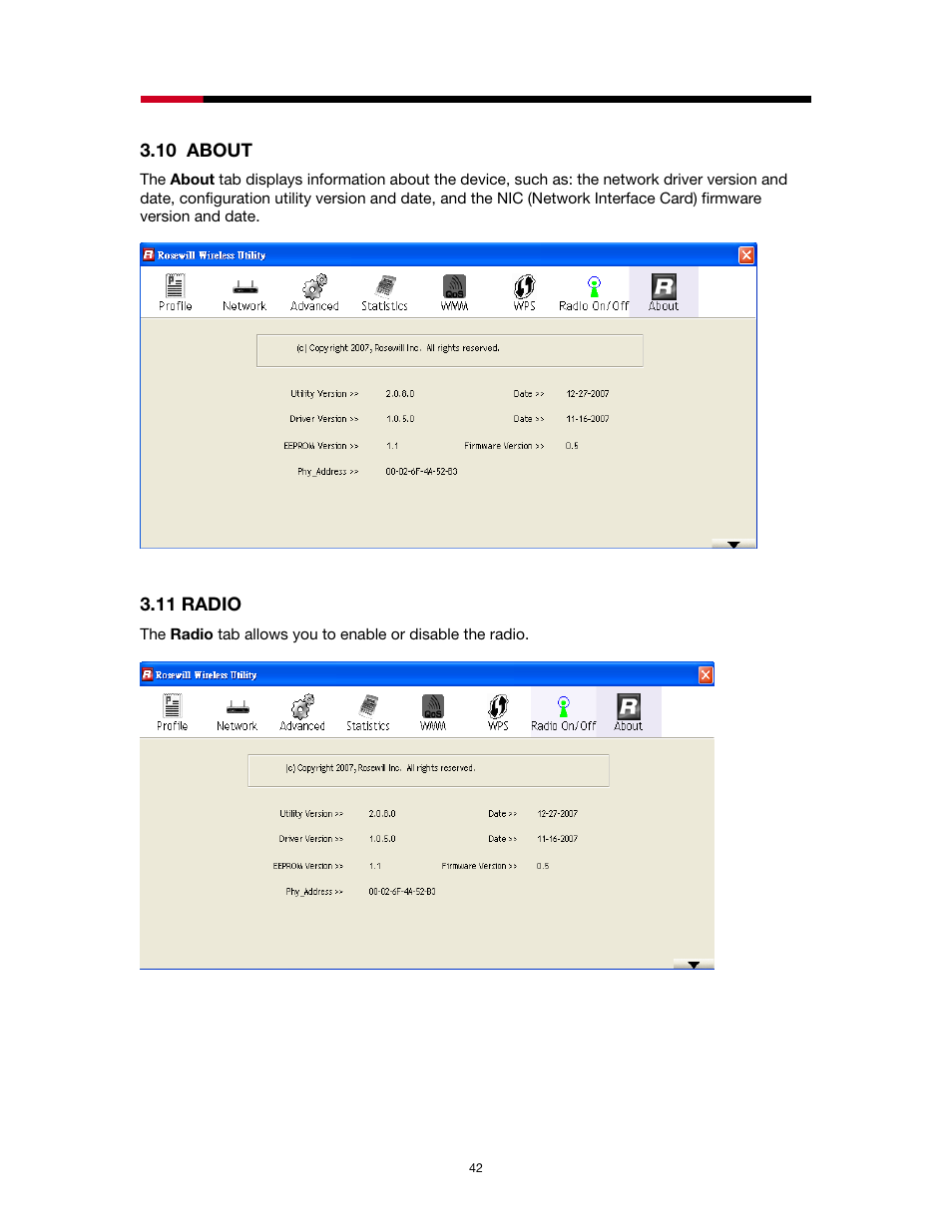 Bout, Adio | Rosewill RNX-N1/N1MAC User Manual | Page 42 / 71