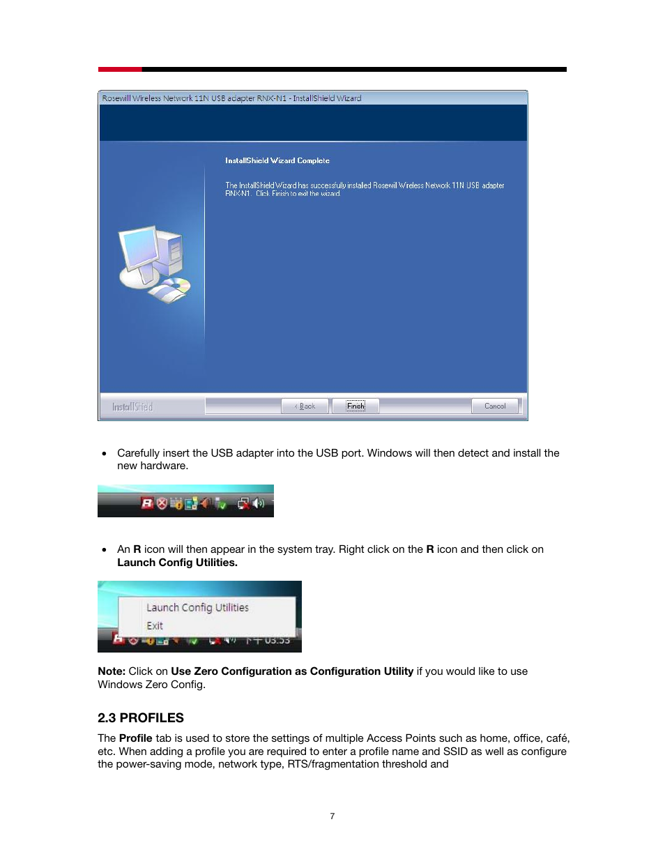 Rofiles | Rosewill RNX-N1/N1MAC User Manual | Page 7 / 71