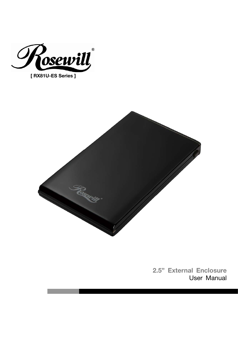 Rosewill RX81U-ES User Manual | 5 pages