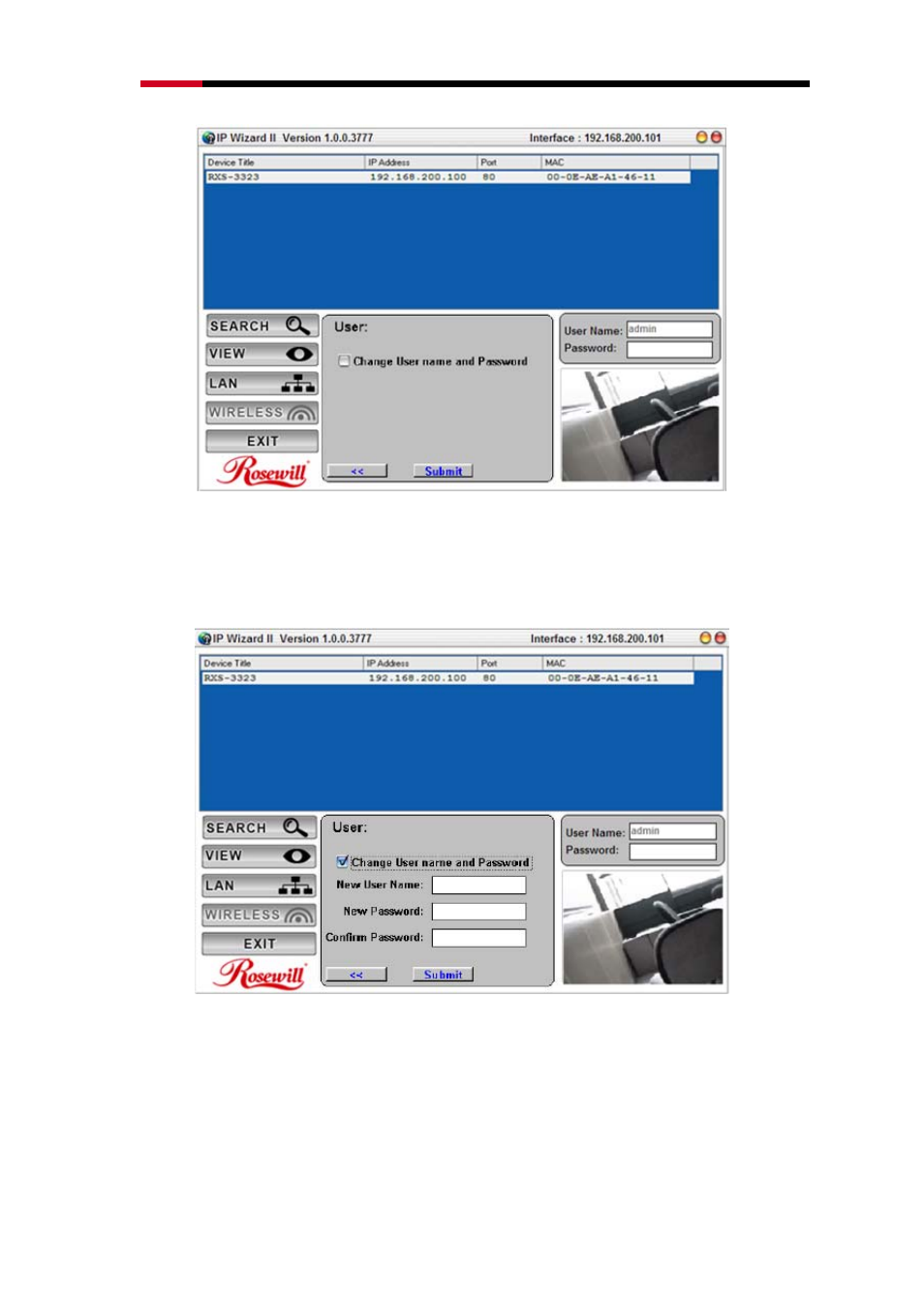 Wireless | Rosewill WIRED INTERNET CAMERA RXS-3323 User Manual | Page 11 / 14