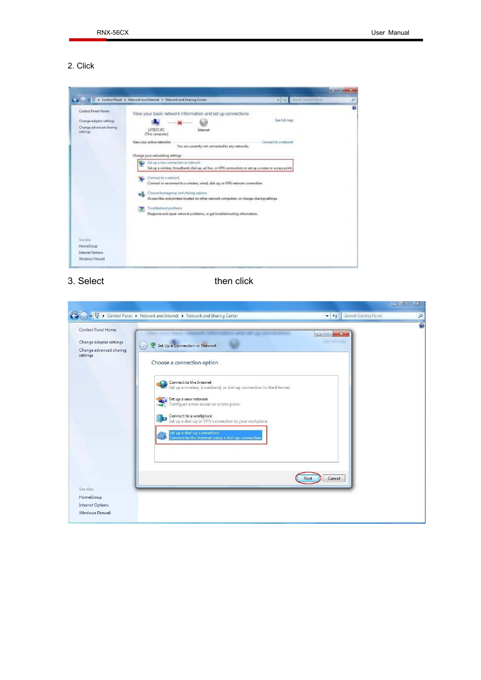 Select, Then click next | Rosewill RNX-56AG User Manual | Page 16 / 20
