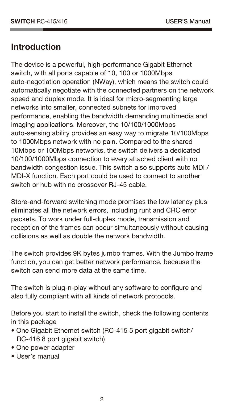 Usermanual-rc415-rc416-p2, Introduction | Rosewill RC-415 User Manual | Page 3 / 6