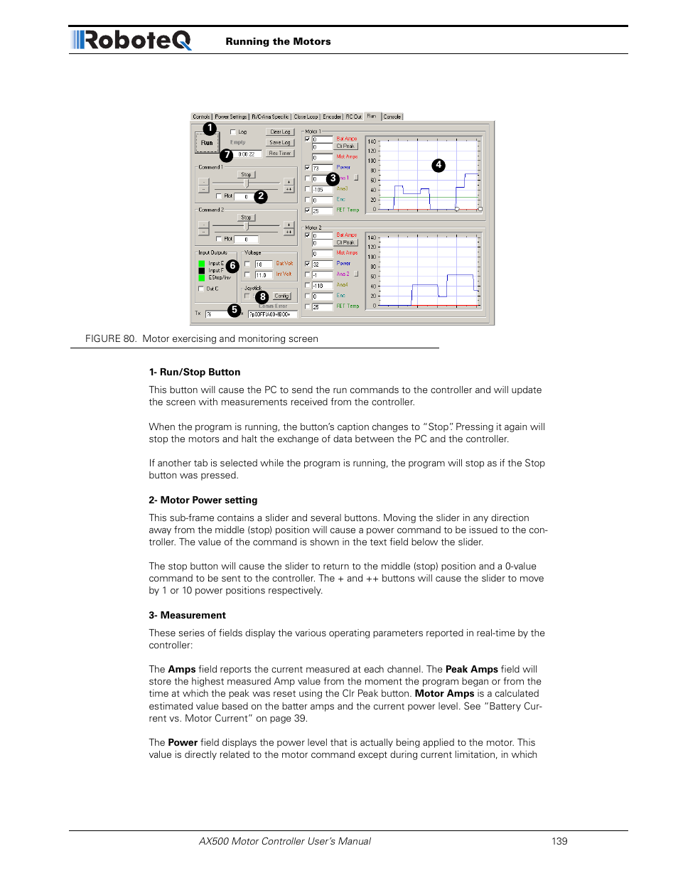 Figure 80 | RoboteQ Dual Channel Digital Motor Controller AX500 User Manual | Page 139 / 154