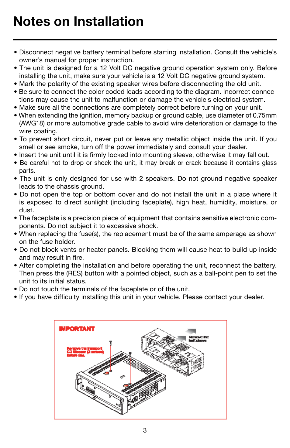 Roadmaster RMCD100M User Manual | Page 4 / 16