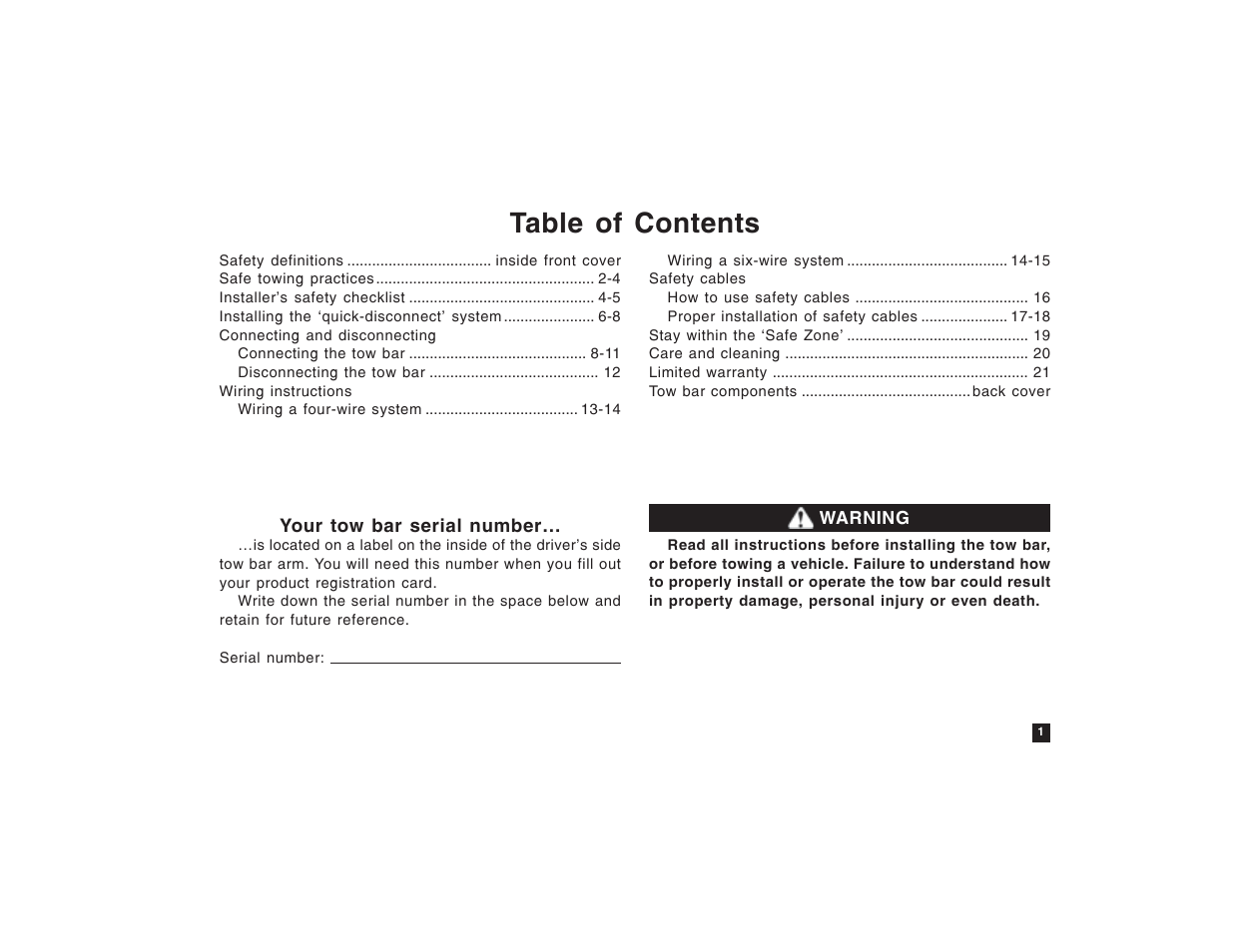 Roadmaster Sterling All Terrain User Manual | Page 3 / 24