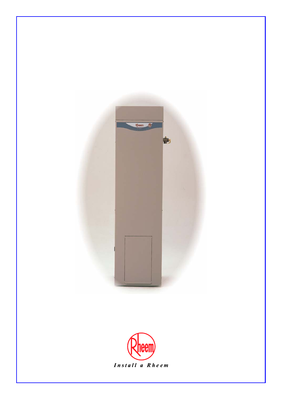 Rheem GAS DOMESTIC OUTDOOR WATER HEATER User Manual | 32 pages