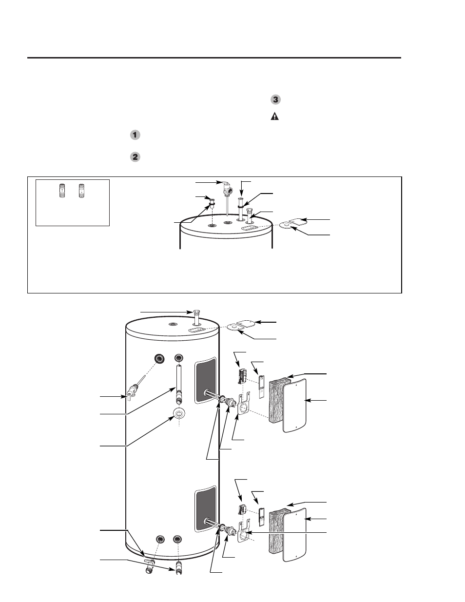 Replacement parts, Instructions for placing a parts order, Top connect models | Rheem Warrior Series AP10414-9 User Manual | Page 17 / 20