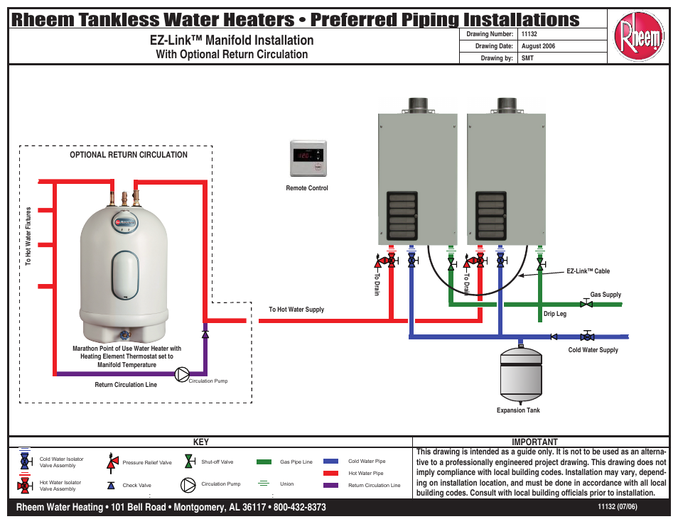 Rheem EZ-Link User Manual | 1 page