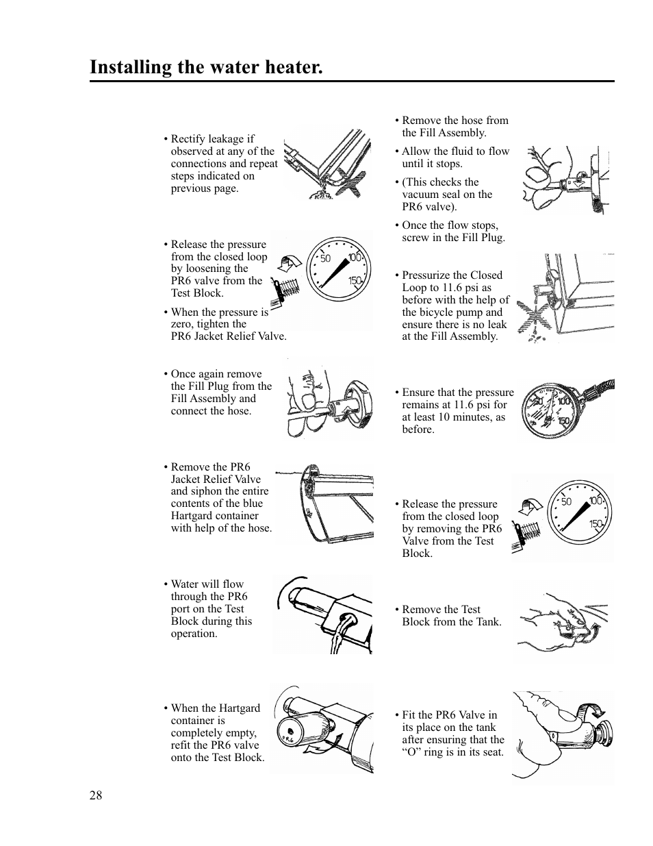 Installing the water heater | Rheem RS80-42BP User Manual | Page 28 / 40