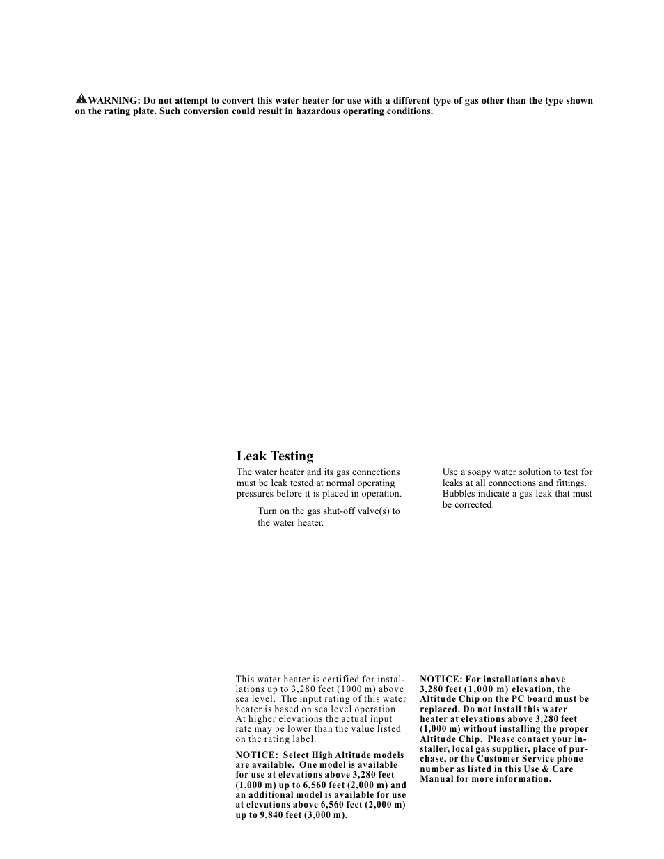 Leak testing | Rheem AP13945-2 User Manual | Page 19 / 36