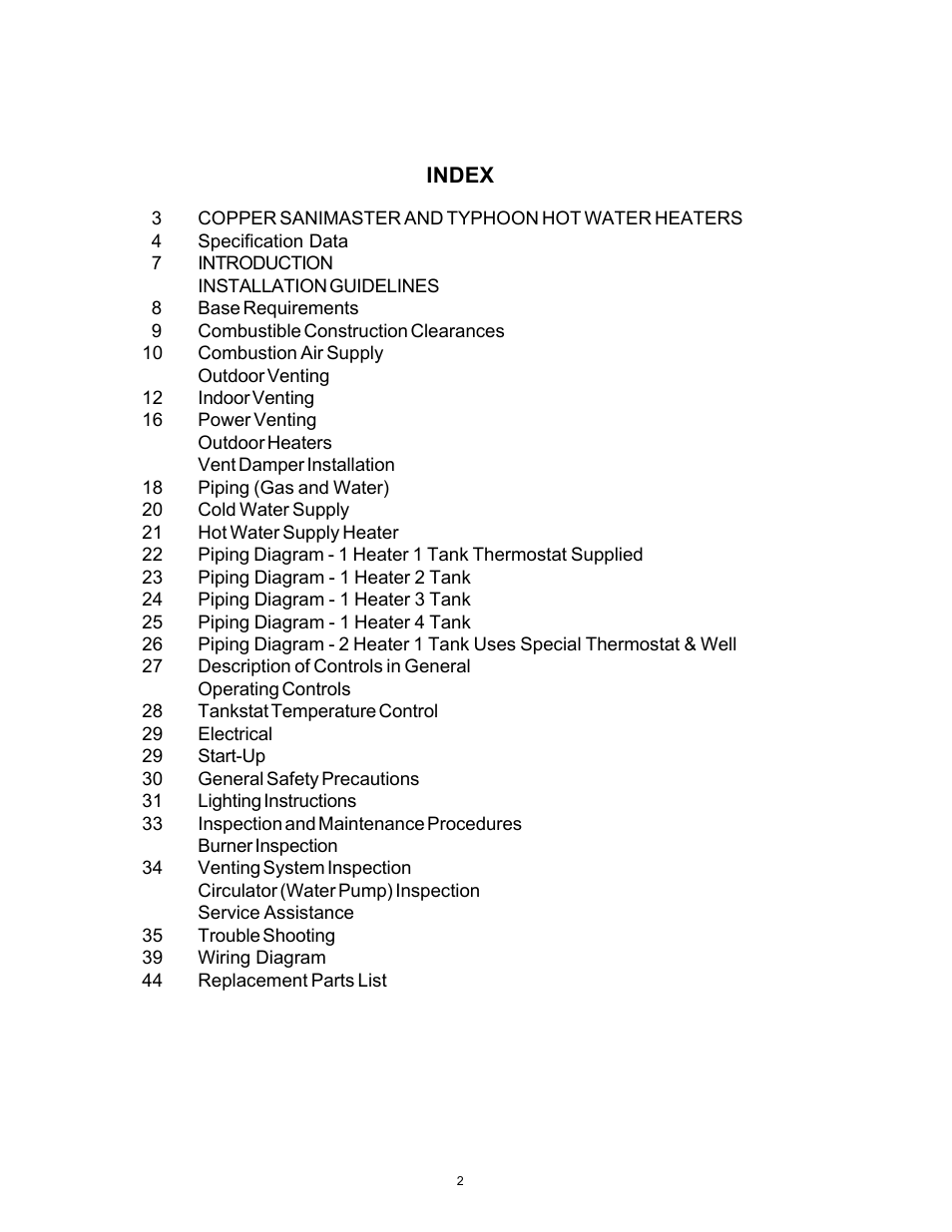 Rheem 136-1826 User Manual | Page 2 / 55
