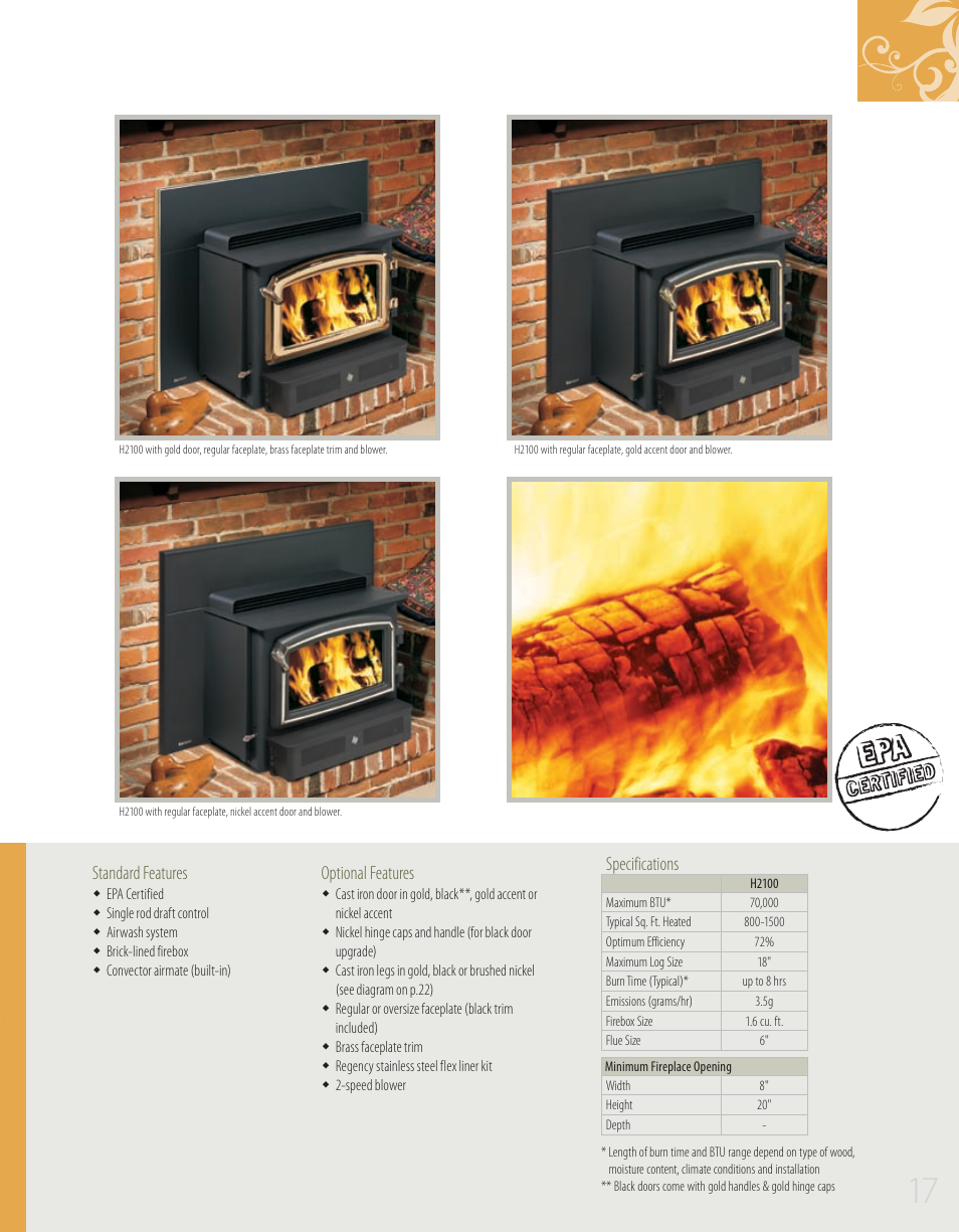 Regency F2400 User Manual | Page 17 / 24