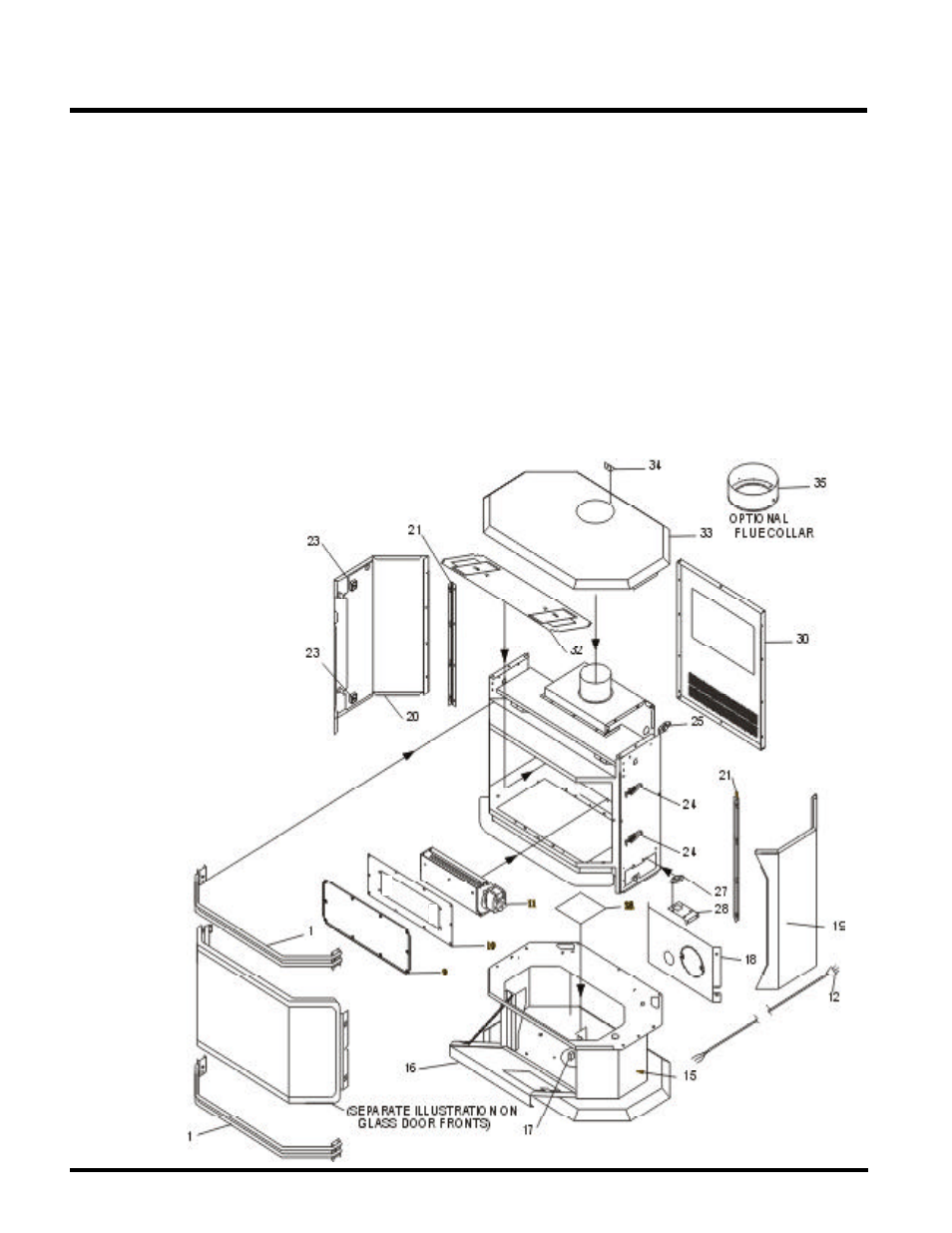 Parts list, U38 main assembly | Regency ULTIMATE U38-LP User Manual | Page 20 / 24