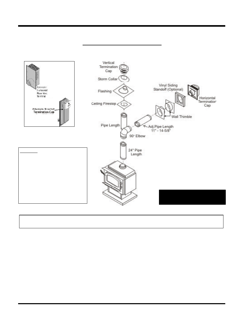 Installation, Rigid pipe venting systems, Horizontal or vertical terminations | Regency C34-NG2 User Manual | Page 12 / 36