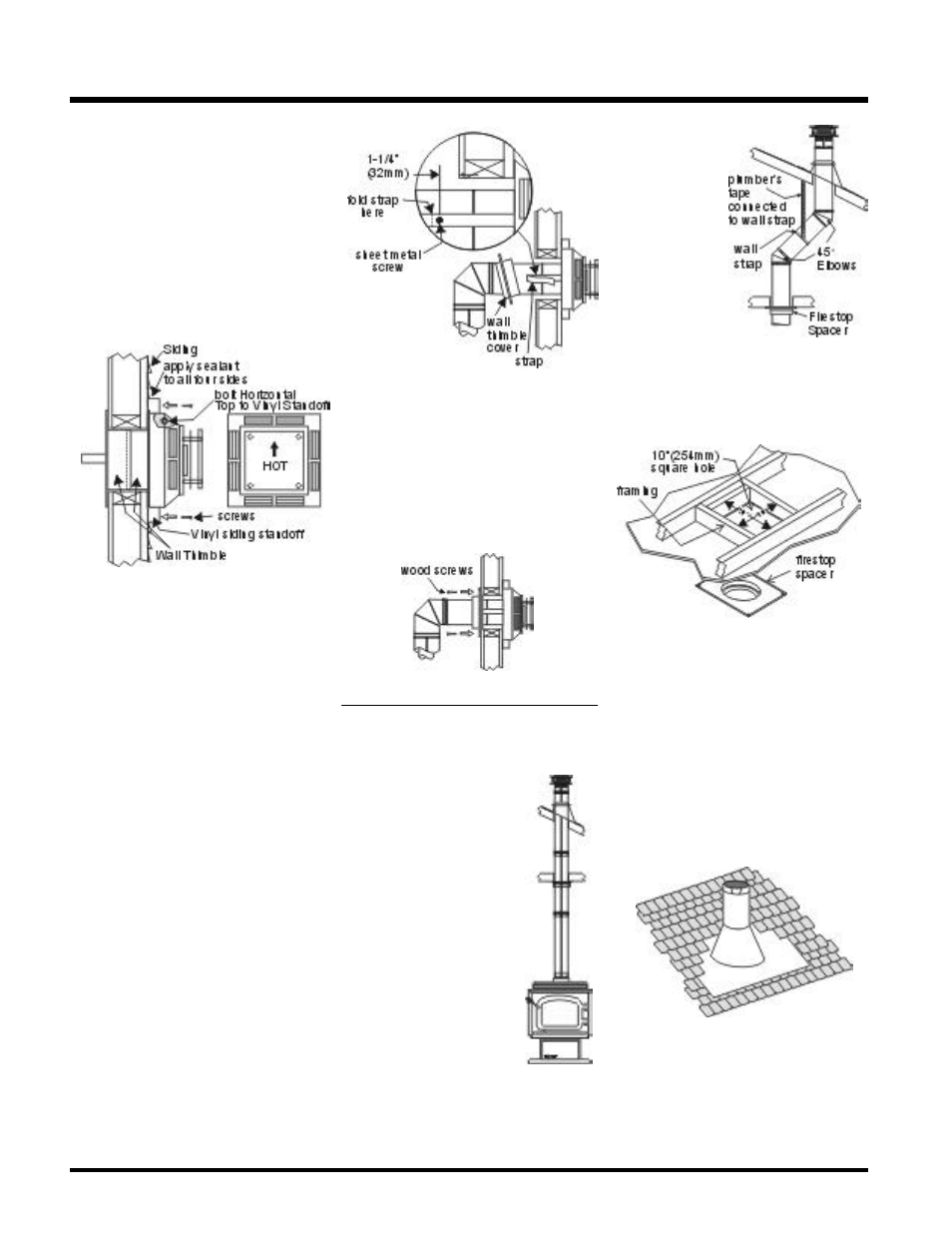 Installation, Vertical termination | Regency C34-NG2 User Manual | Page 20 / 36