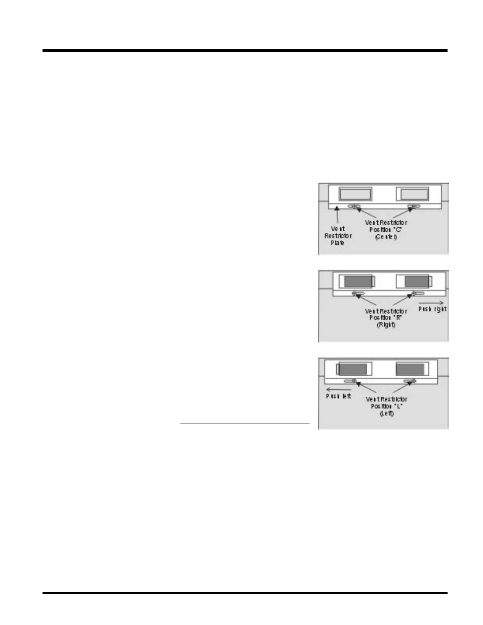 Installation, Installation precautions, Safety precautions for the installer | Venting introduction, Vent restrictor position | Regency C34-NG2 User Manual | Page 9 / 36