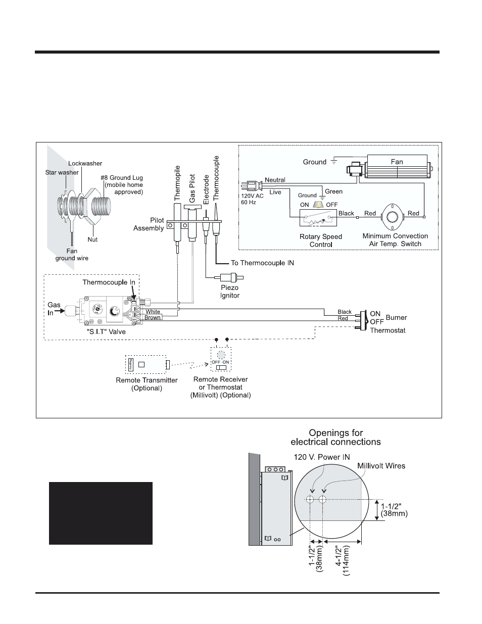 Installation, Wiring diagram | Regency P33R-LP2 User Manual | Page 26 / 40