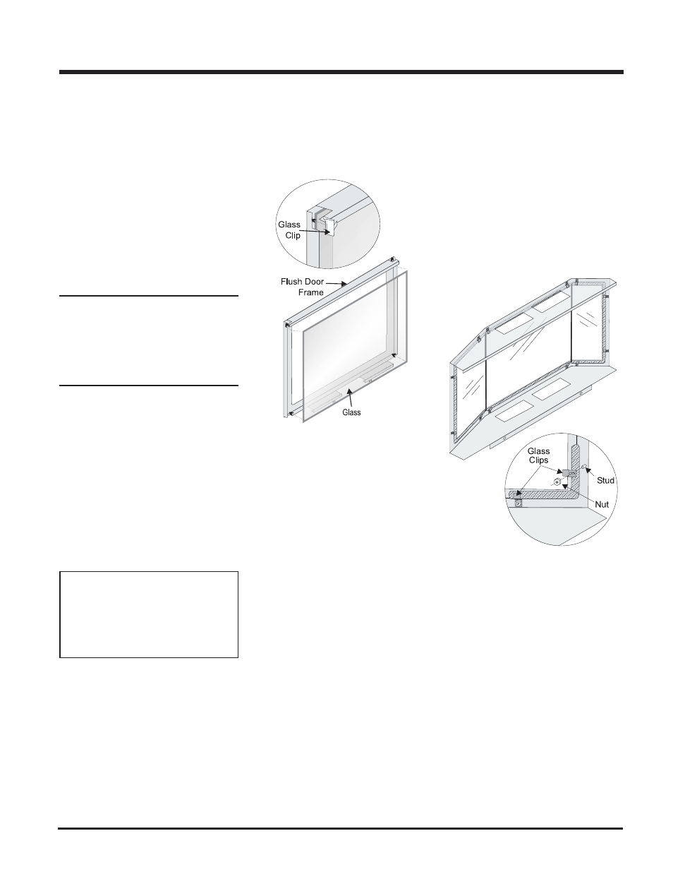 Maintenance, Thermopile/ thermocouple, Glass gasket | Door glass | Regency P33R-LP2 User Manual | Page 31 / 40