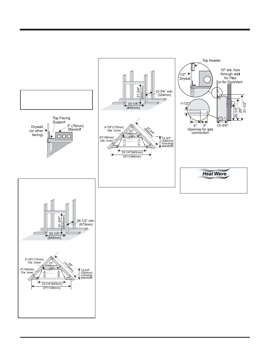 Installation, Framing and finishing | Regency P33R-LP2 User Manual | Page 8 / 40