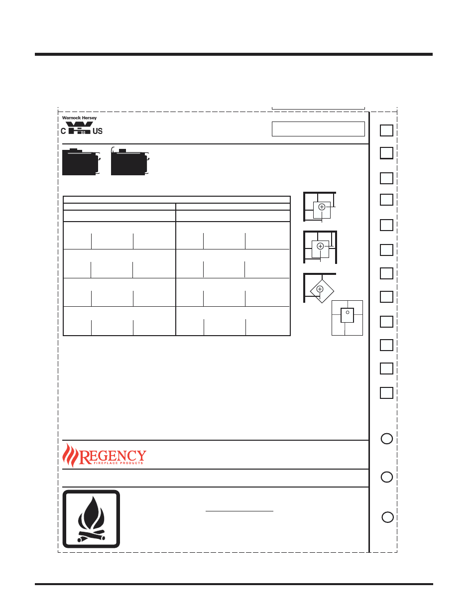 Caution, Safety label | Regency FREESTANDING WOODSTOVES F1100S User Manual | Page 4 / 28