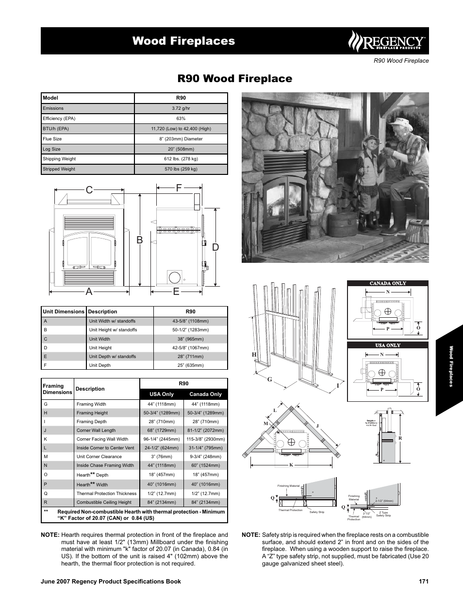 Regency R90 User Manual | 3 pages