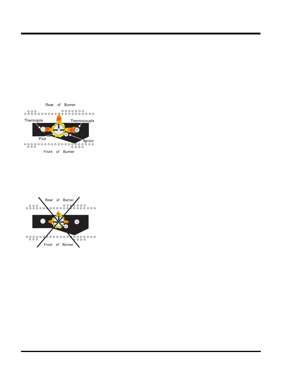 Operating instructions, Normal operating sounds of gas appliances, Pilot adjustment | Regency F38-NG2 User Manual | Page 16 / 23