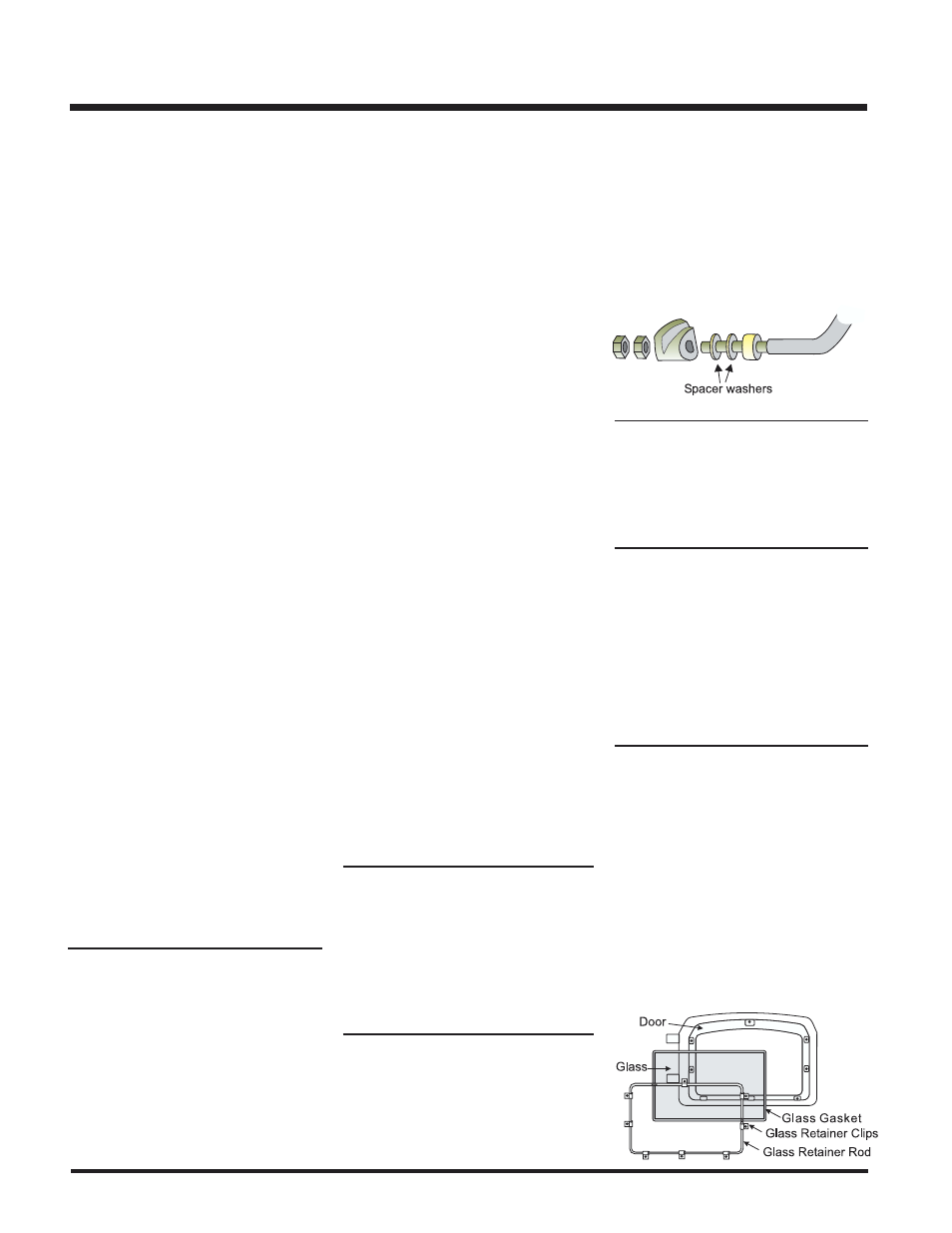 Maintenance, Creosote, Maintenance of gold-plated doors | Door gasket, Door latch adjustment, Glass cleaning, Glass replacement, Glass removal | Regency I2100M User Manual | Page 14 / 20