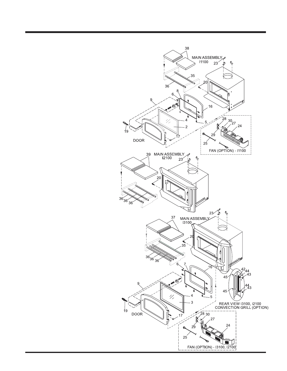 Parts | Regency I2100M User Manual | Page 15 / 20