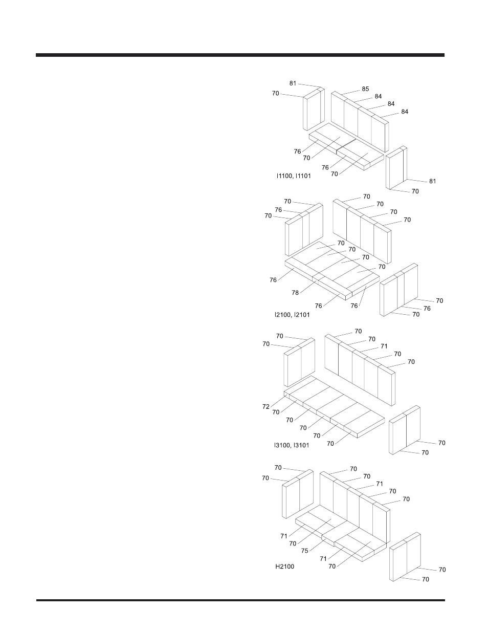 Parts | Regency I2100M User Manual | Page 18 / 20