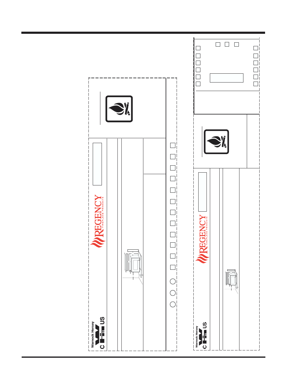 Installation, Caution, Regency insert & hearth heater 4 | Regency I2100M User Manual | Page 4 / 20