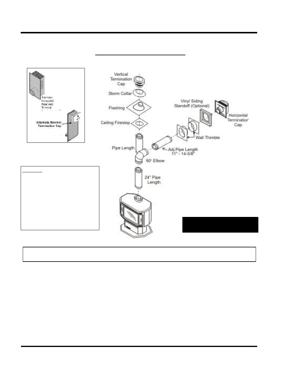 Installation, Rigid pipe venting systems, Horizontal or vertical terminations | Regency ULTIMATE U39-NG User Manual | Page 10 / 40