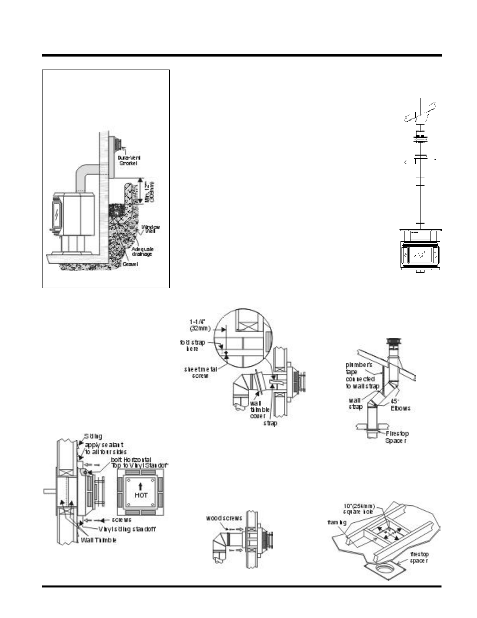 Installation, Dura-vent vertical termination | Regency ULTIMATE U39-NG User Manual | Page 17 / 40