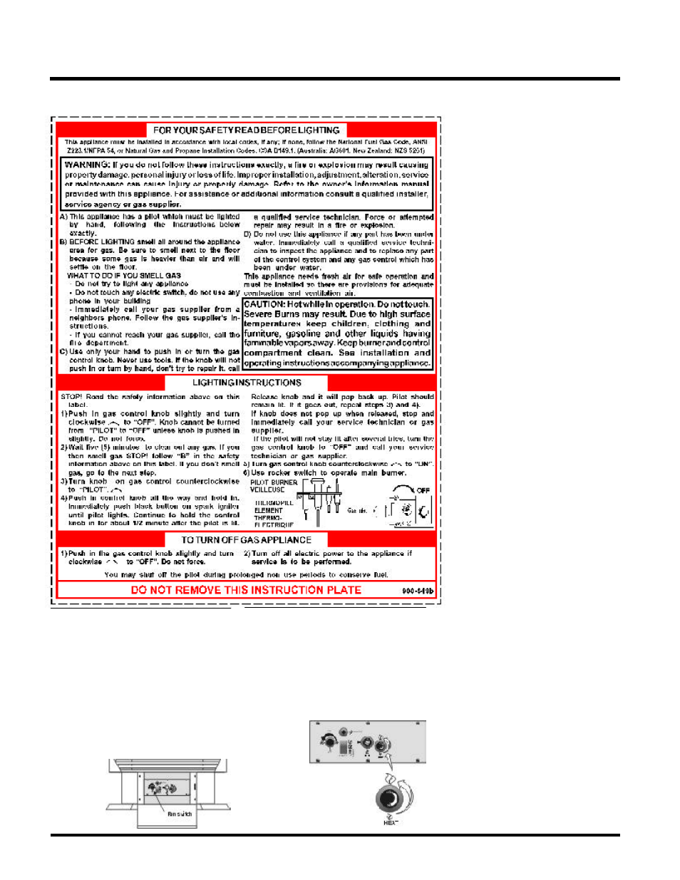 Operating instructions, Normal operating sounds of gas appliances, Adjusting flame height | Automatic convection fan operation | Regency ULTIMATE U39-NG User Manual | Page 28 / 40