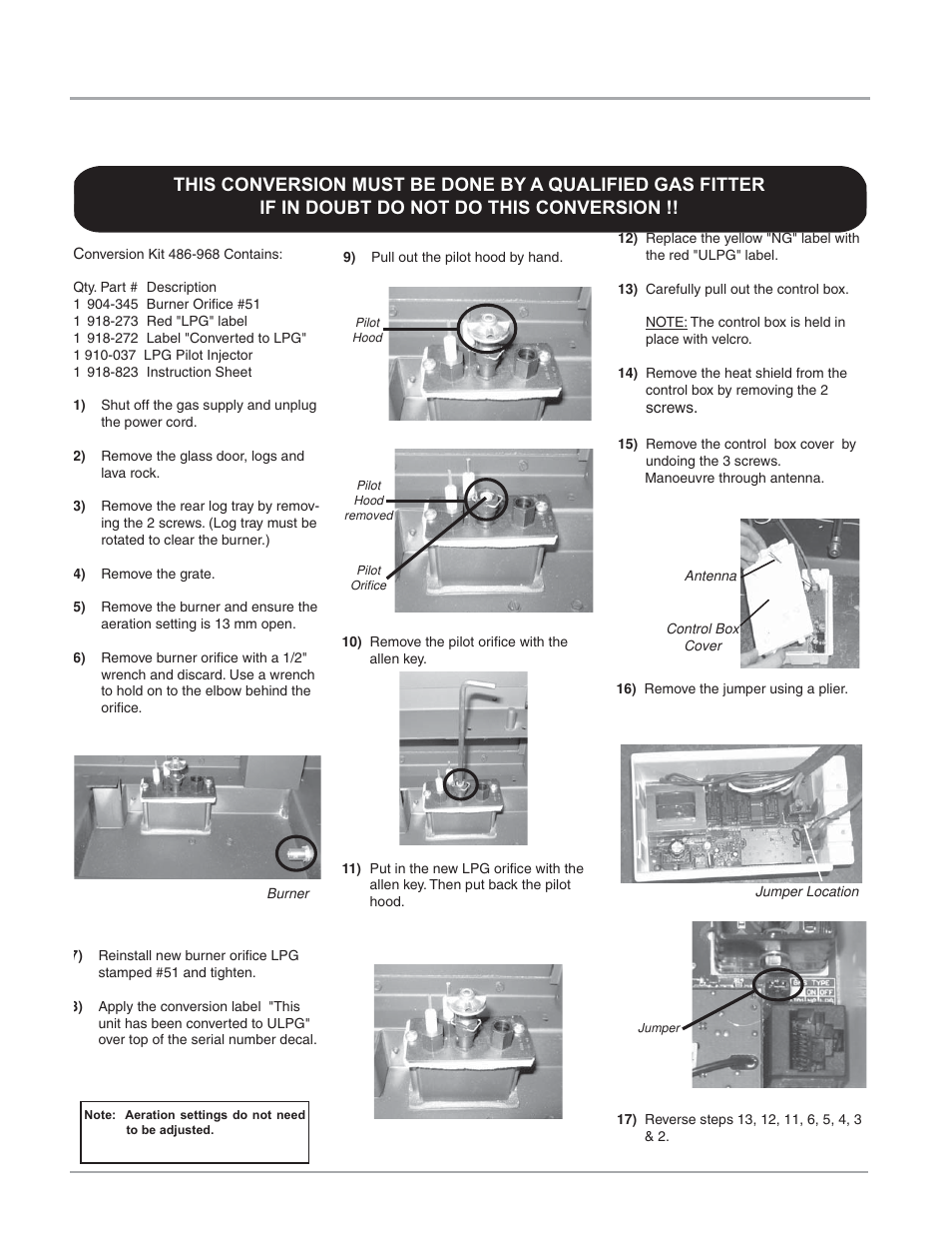 Installation | Regency IG34-LPG User Manual | Page 10 / 32