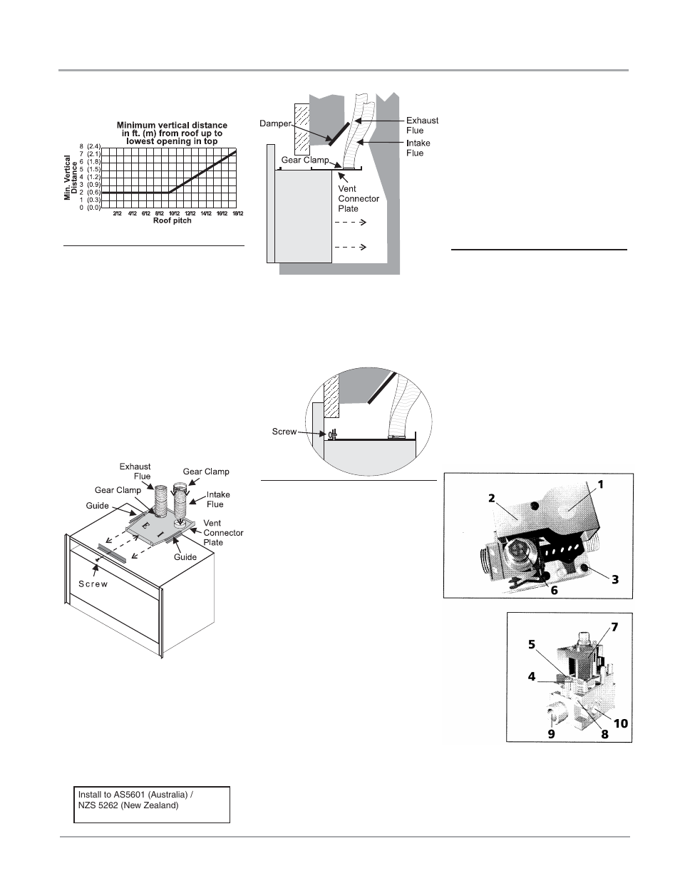 Installation, Gas pipe pressure testing, Flue liner installation | Regency IG34-LPG User Manual | Page 7 / 32