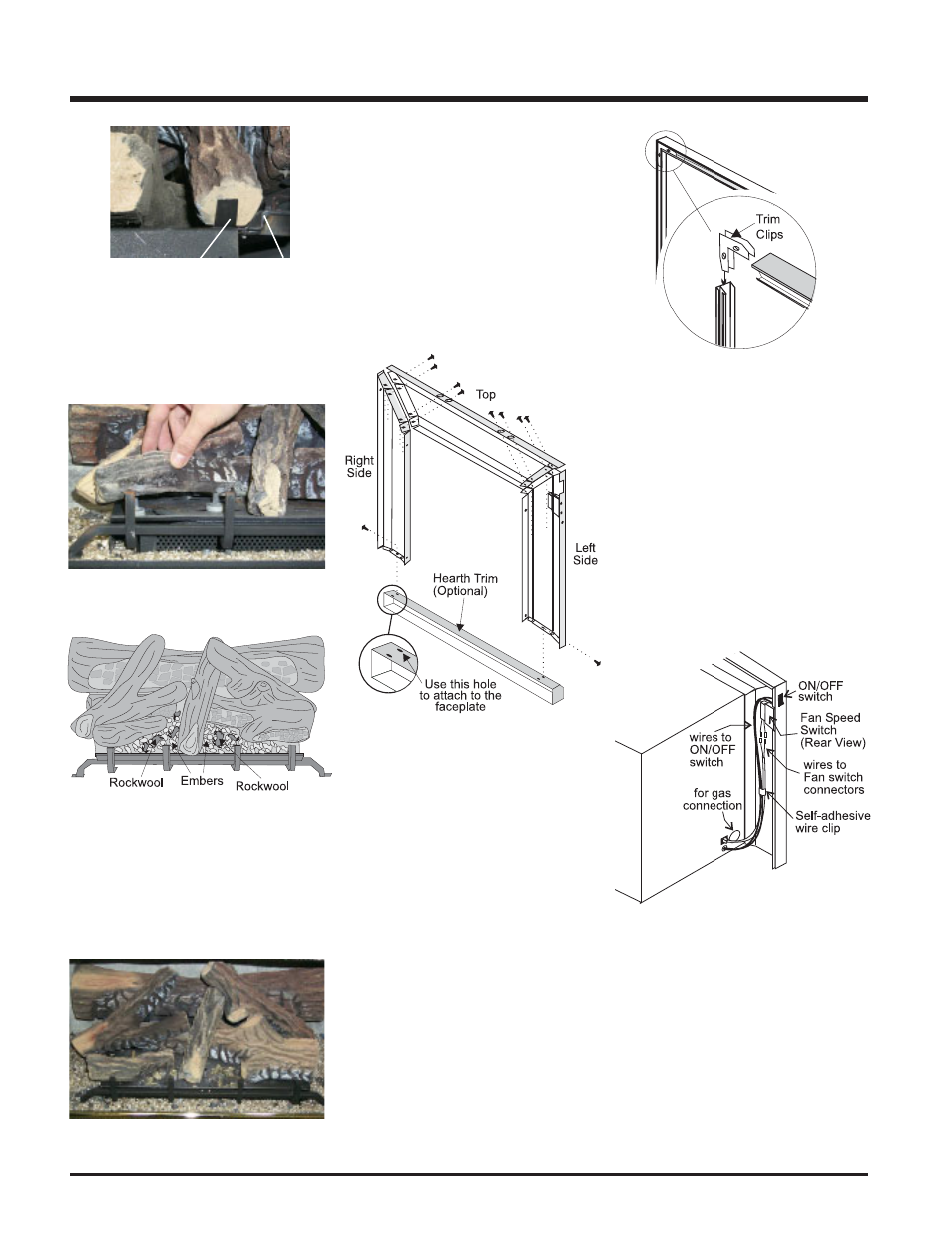 Installation, Faceplate & trim installation | Regency U32-NG3 User Manual | Page 10 / 36