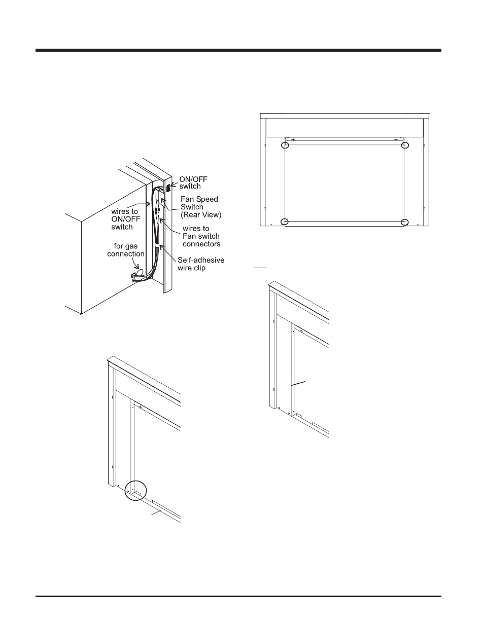 Installation, Full screen front | Regency U32-NG3 User Manual | Page 14 / 36