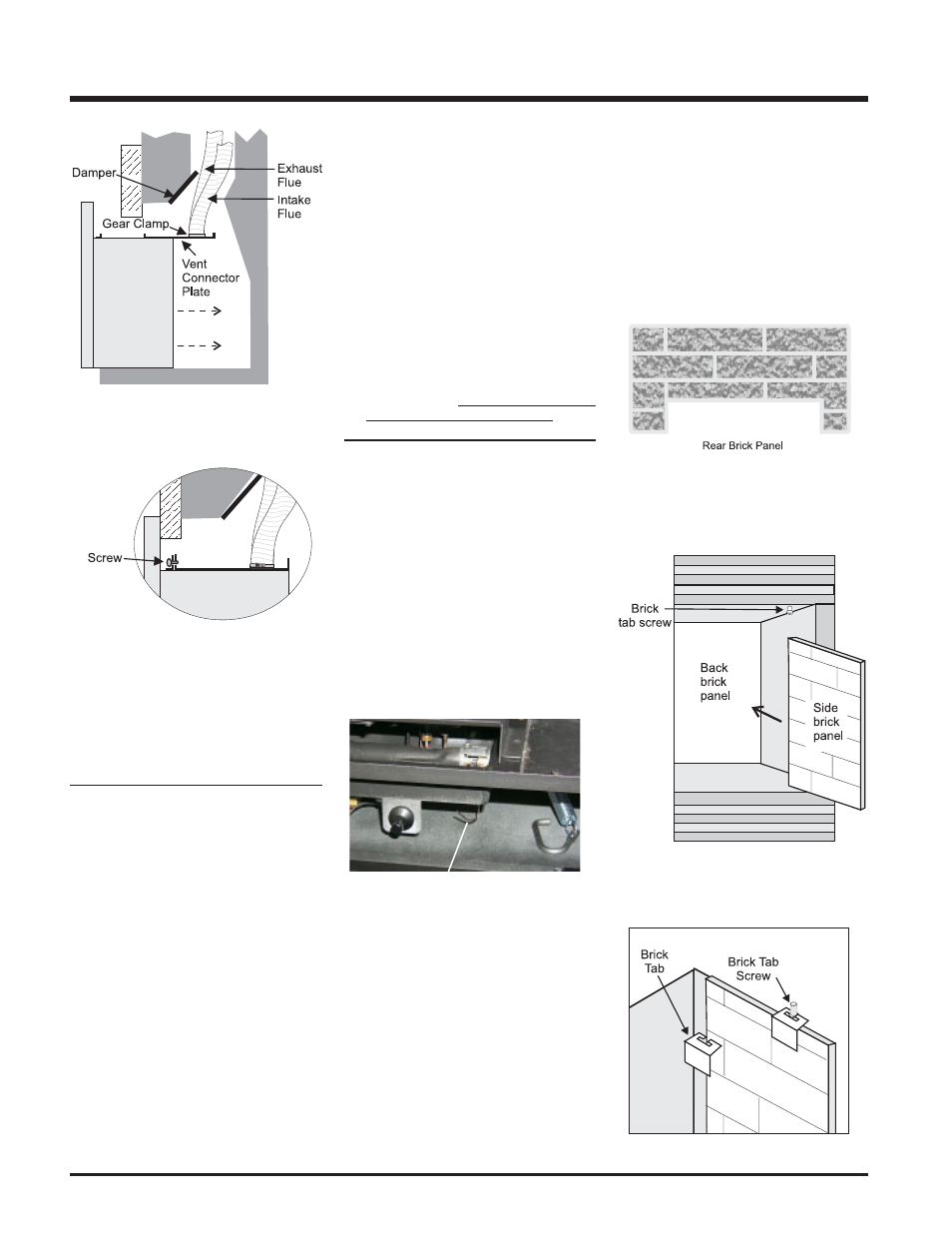 Installation, Optional brick panel, Gas pipe pressure testing | Gas insert aeration system | Regency U32-NG3 User Manual | Page 8 / 36