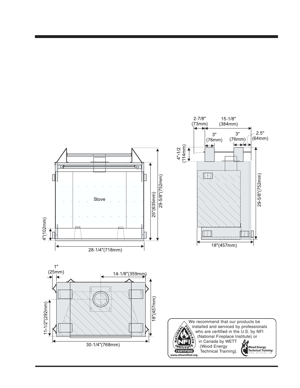 Installation | Regency U20 User Manual | Page 3 / 12