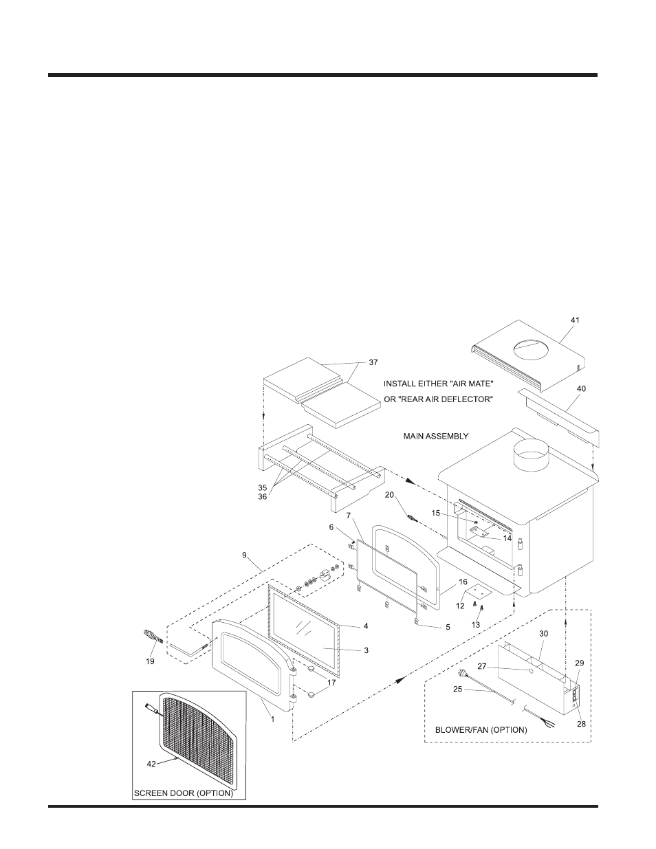 Parts list | Regency S3100L User Manual | Page 22 / 28